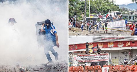 La violencia que se ha tomado a la capital del Valle, desde que empezaron las protestas, expone como trasfondo enfrentamientos de pandillas por el negocio ilícito del narcotráfico y el control territorial.