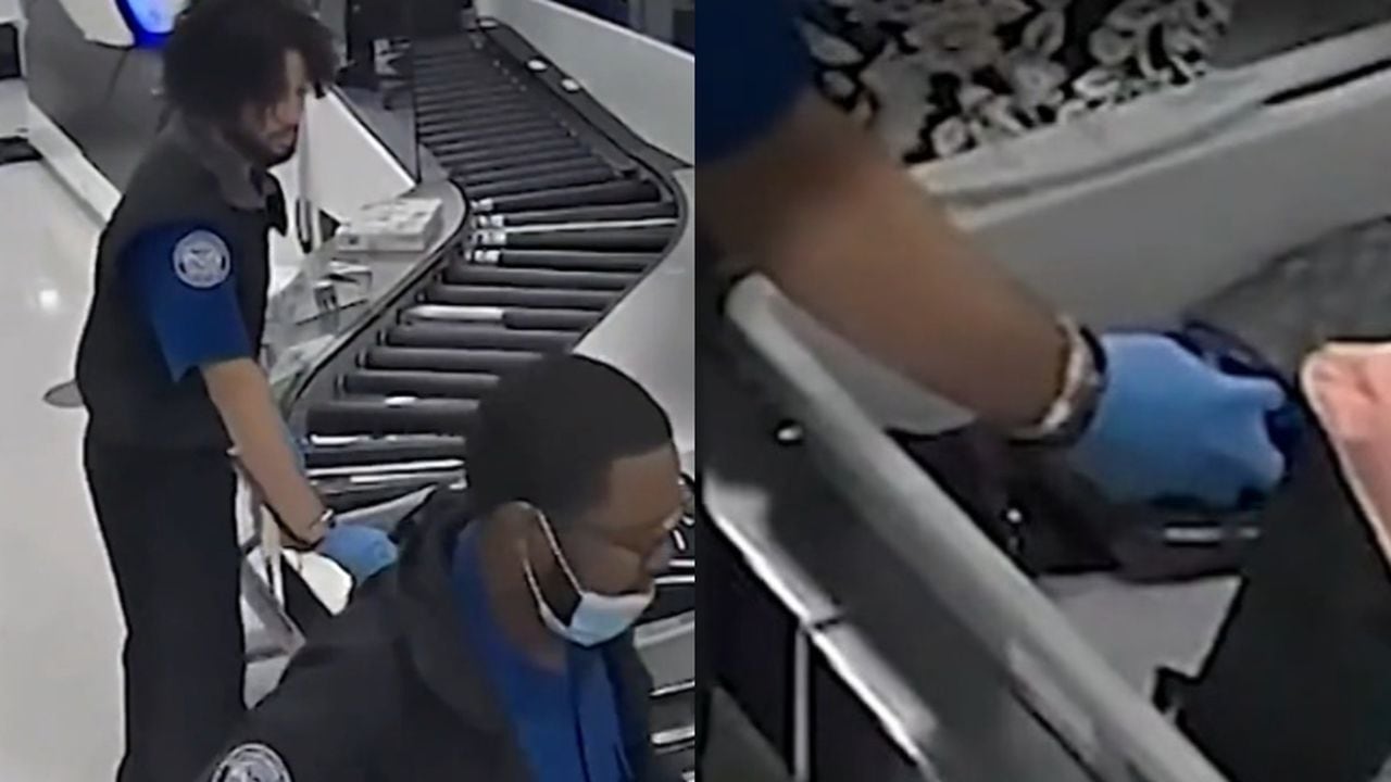 Video: así sorprendieron a agentes de seguridad robando a viajeros en el  Aeropuerto de Miami