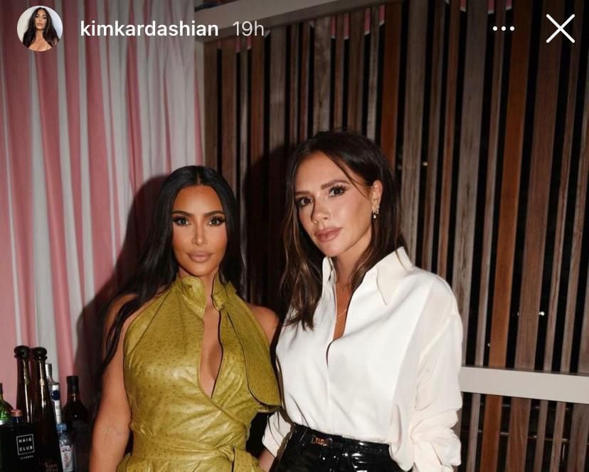 Kim Kardashian en una polémica fiesta sin cubrebocas