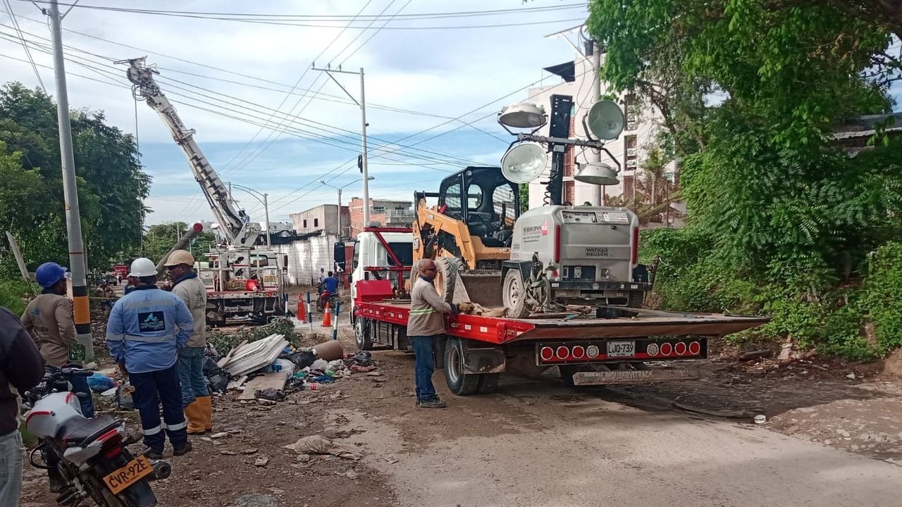 Daño en tubería provocó la suspensión del servicio de agua en varios barrios de Cartagena.