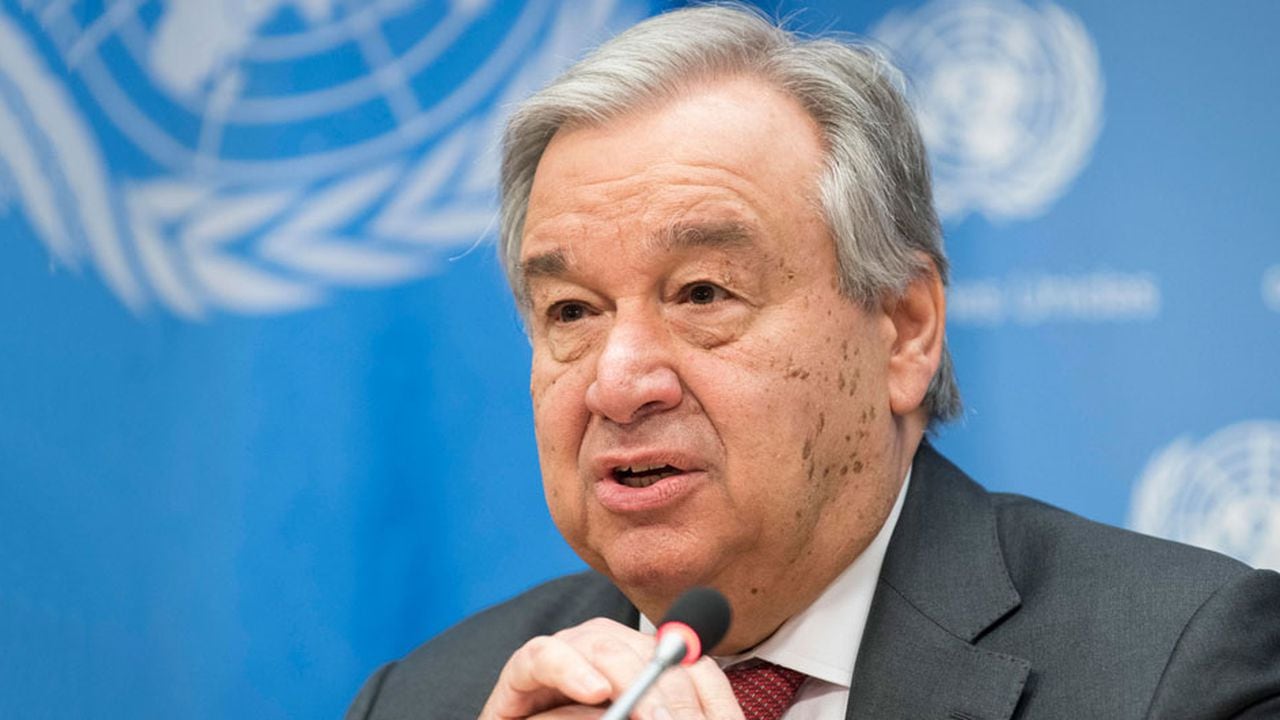 Antonio Guterres, secretario general de la ONU. Foto: ONU/Mark Garten
