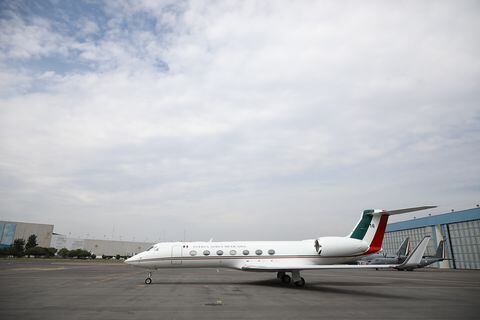 MEXICO CITY, MEXICO - NOVEMBER 12: Mexican plane carrying Former Bolivian president Evo Morales arrives at Benito Juarez International Airport after accepting the political Asylum granted by Mexican Government at Benito Juarez International Airport on November 12, 2019 in Mexico City, Mexico. Morales claims he has been forced out in a coup organized by the country's opposition and military and police forces. Morales re-election on October 20 triggered fraud allegations which resulted in continuous violent protests and social and political unrest. OAS audit says results cannot be verified to clear manipulations and should be annulled. This morning the Mexican government acknowledged the coup and demanded respect for the constitution and democracy in Bolivia. (Photo by Hector Vivas/Getty Images)