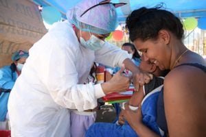 En una semana más de 20 mil menores fueron vacunados en Bogotá.
