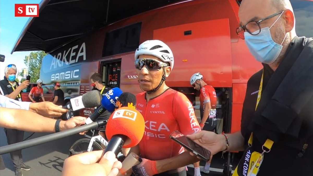 Nairo Quintana tras la etapa 4 del Tour de Francia 2022