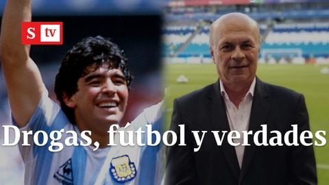 Diego Armando Maradona y Carlos Antonio Vélez