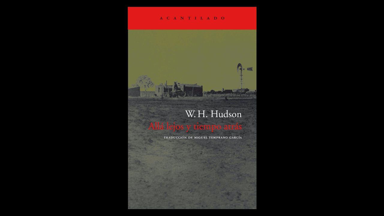 Portada de la autobiografía de W. H. Hudson.