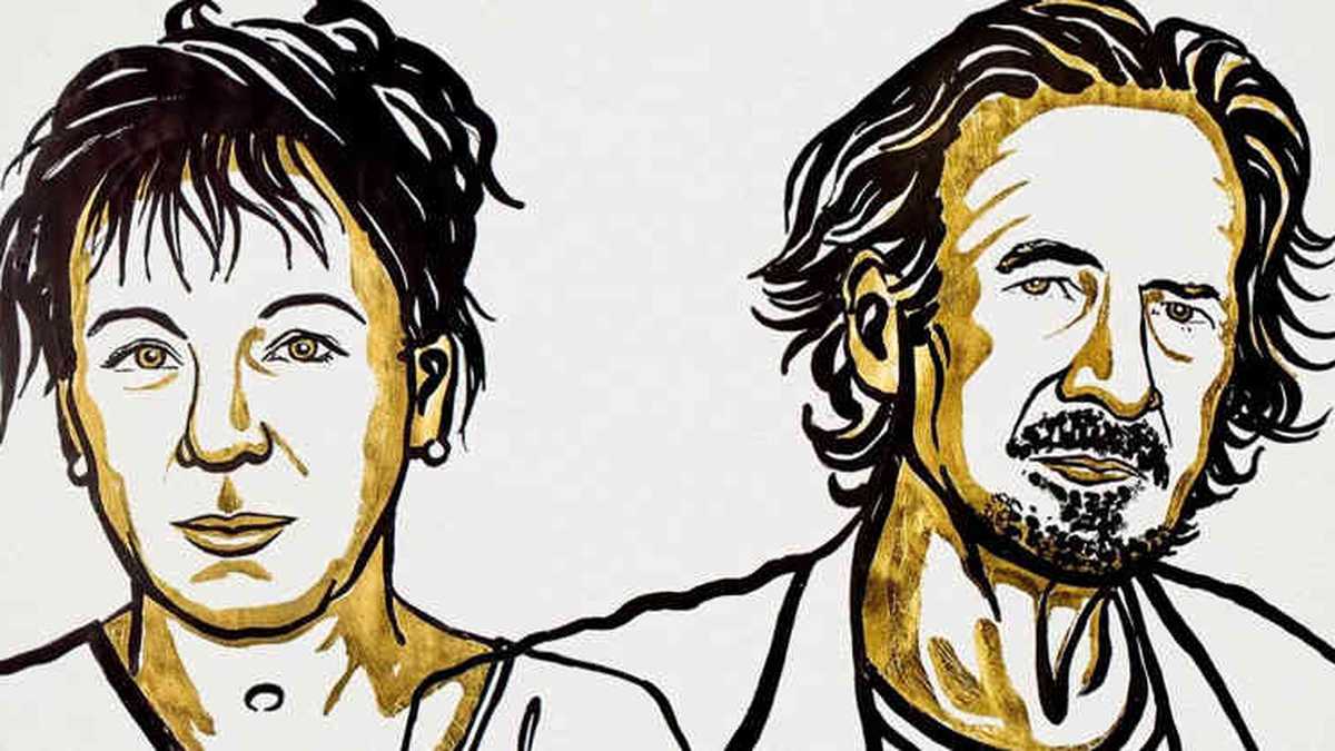 La Academia Sueca anunció este jueves que la escritora polaca Olga Tokarczuk y el escritor austriaco Peter Handke son los ganadores del Premio Nobel de Literatura de 2018 y 2019. 