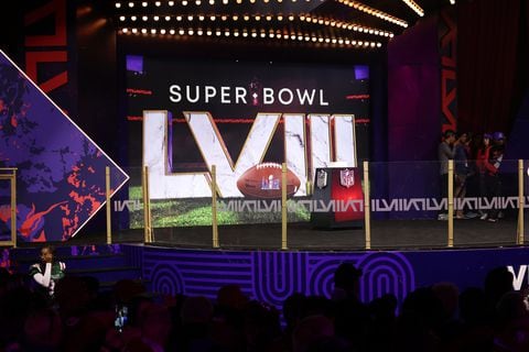 LAS VEGAS, NV - FEBRUARY 07: A general view inside the Super Bowl Experience presented by Toyota during the Super Bowl LVIII Salute to Service Military Appreciation Day on Wednesday, Feb. 7, 2024, at Mandalay Bay Events Center in Las Vegas, Nevada. (Photo by Marc Sanchez/Icon Sportswire via Getty Images)