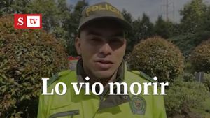 El compañero del Edwin Caro quien murió en el tiroteo en el norte de Bogotá, cuanta detalles de los últimos minutos con vida del uniformado