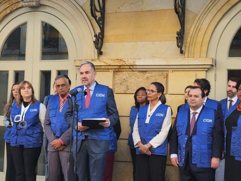 Abril 15 de 2024. La CIDH inicia su visita in loco a Colombia, habla el relator para Colombia, José Luis Caballero (Colprensa: Andrés Suárez)