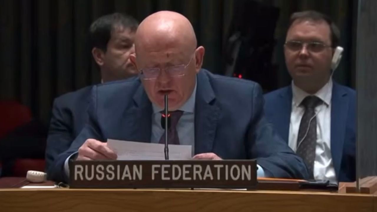 Embajador de Rusia ante la ONU Vasili Nebenzia.