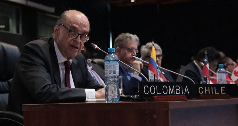 El canciller Álvaro Leyva habló de la paz total en la 52 Asamblea General de la OEA.