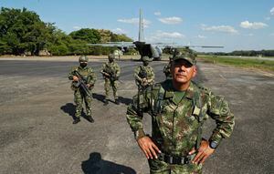 General Jorge Eduardo Mora comandante de la Octava División del Ejército Nacional