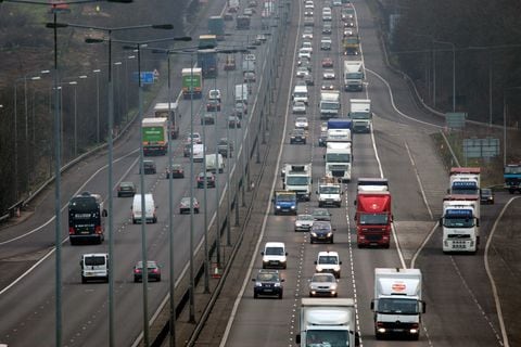 La M1 es una de las vías más transitadas en el Reino Unido