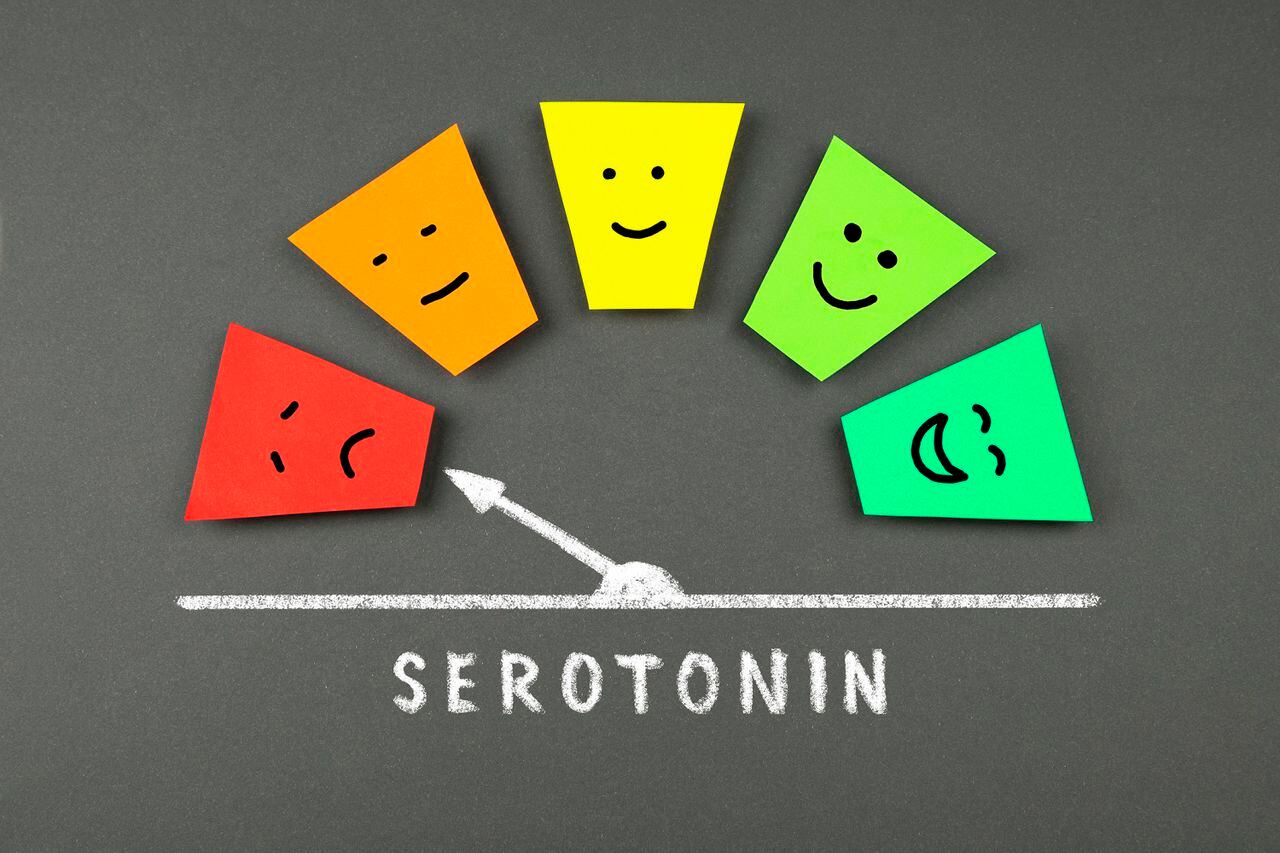 La serotonina genera diferentes estados de ánimo.