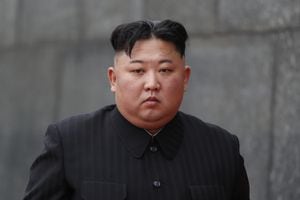 En la imagen, el líder norcoreano Kim Jong-un