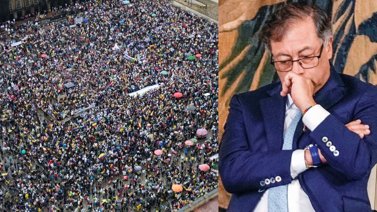 Gustavo Petro arremete contra los manifestantes: “El odio ha sido el eje central de las marchas”