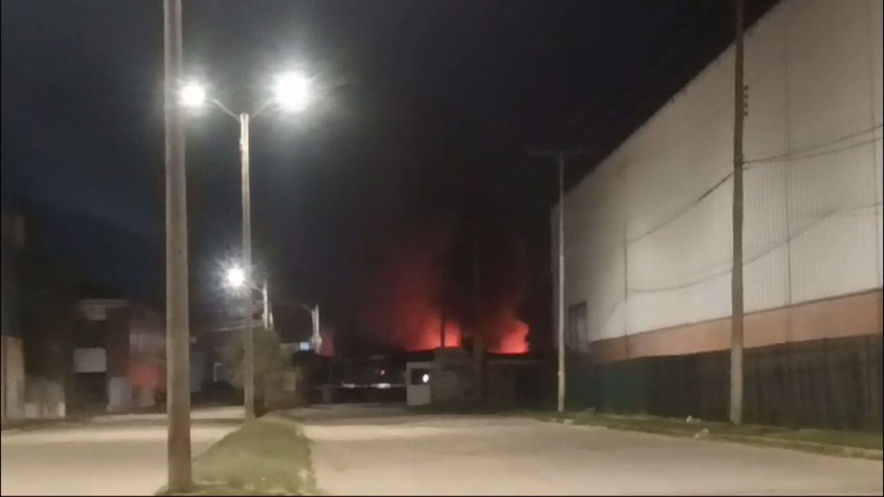 Emergencia en Mosquera, Cundinamarca por incendio.