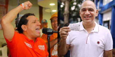 Jorge Agudelo y Carlos Pinedo obtuvieron empate técnico con una diferencia menor a 300 votos.