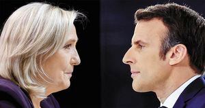 Marine Le Pen y Emmanuel Macron se enfrentarán nuevamente en una apretada segunda vuelta presidencial.