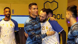 El primer encuentro entre Ospina y Ronaldo en el vestuario de Al-Nassr