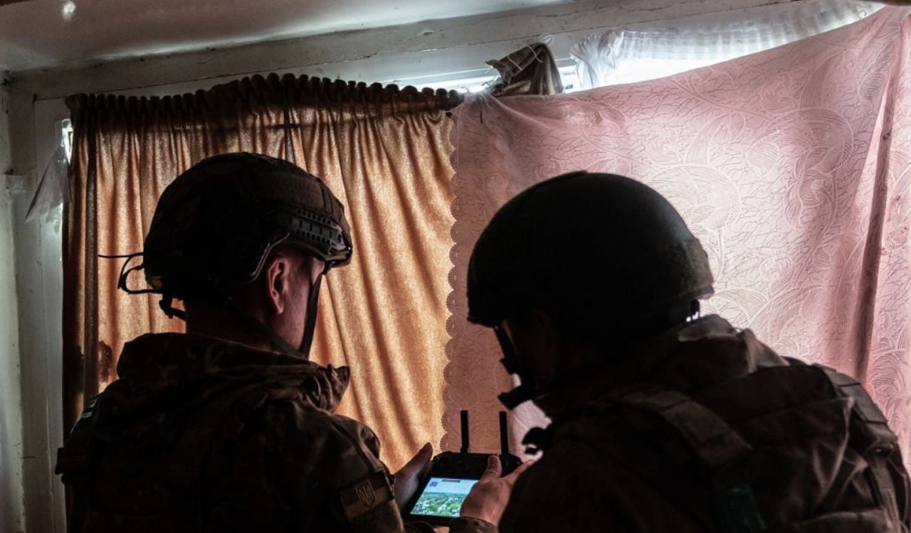 El Ejército de Ucrania usando el servicio de telecomunicaciones de Starlink