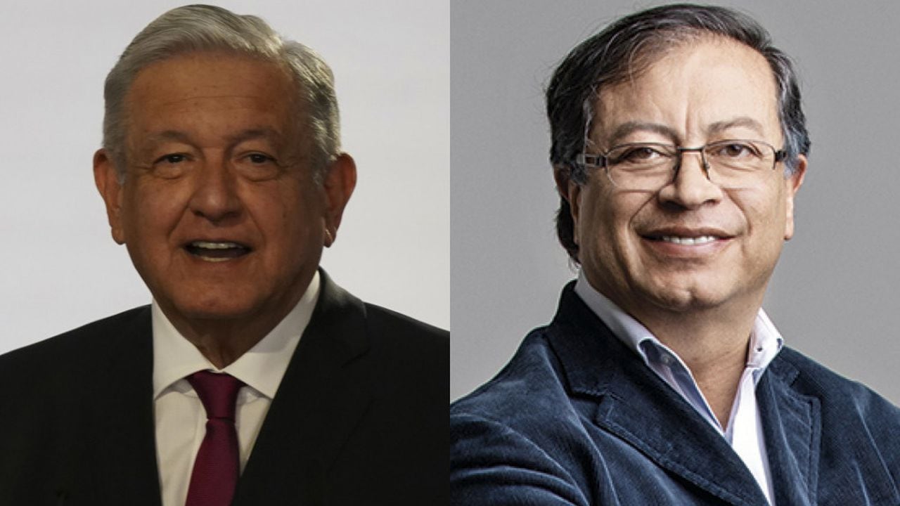Andrés Manuel López Obrador, presidente de México, mostró solidaridad por Gustavo Petro.