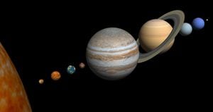 Foto de referencia del Sistema Solar
