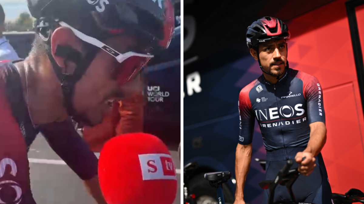Semana en la ruta tuvo la oportunidad de conversar con Daniel Felipe Martínez tras la etapa 4 del Tour de Francia 2022