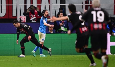 Milan le bastó un gol para llevarse la ida de cuartos en Champions League.