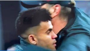 Luis Díaz rompe en llanto después de perder la Champions con el Liverpool