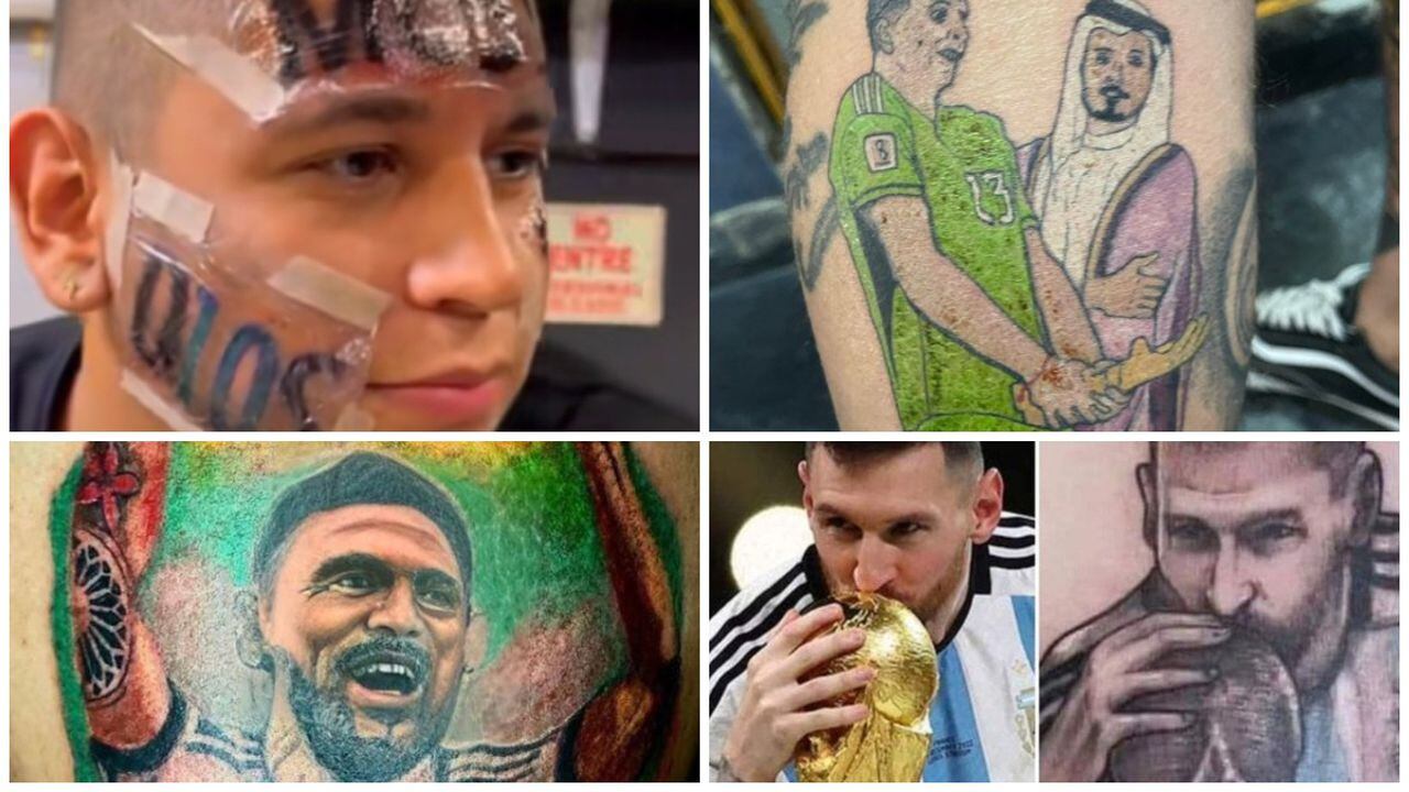 Los peores tatuajes de los argentinos tras el título mundial