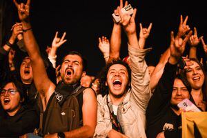 Def Leppard en el Parque Simón Bolívar de Bogotá, el 25 de febrero de 2023.