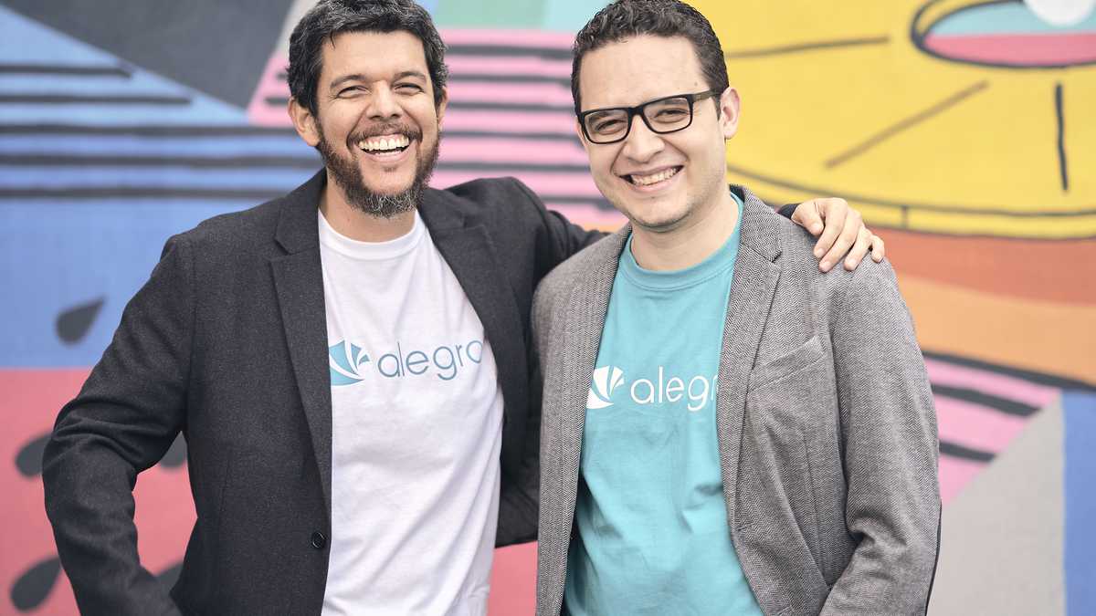 Jorge Soto y Santiago Villegas, cofundadores de Alegra