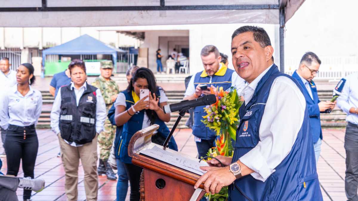 Apertura de Votaciones en Cali, alcalde Jorge Iván Ospina