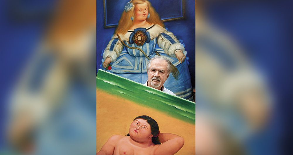 Fernando Botero brilló en la escultura y la pintura, uno de sus formatos favoritos.