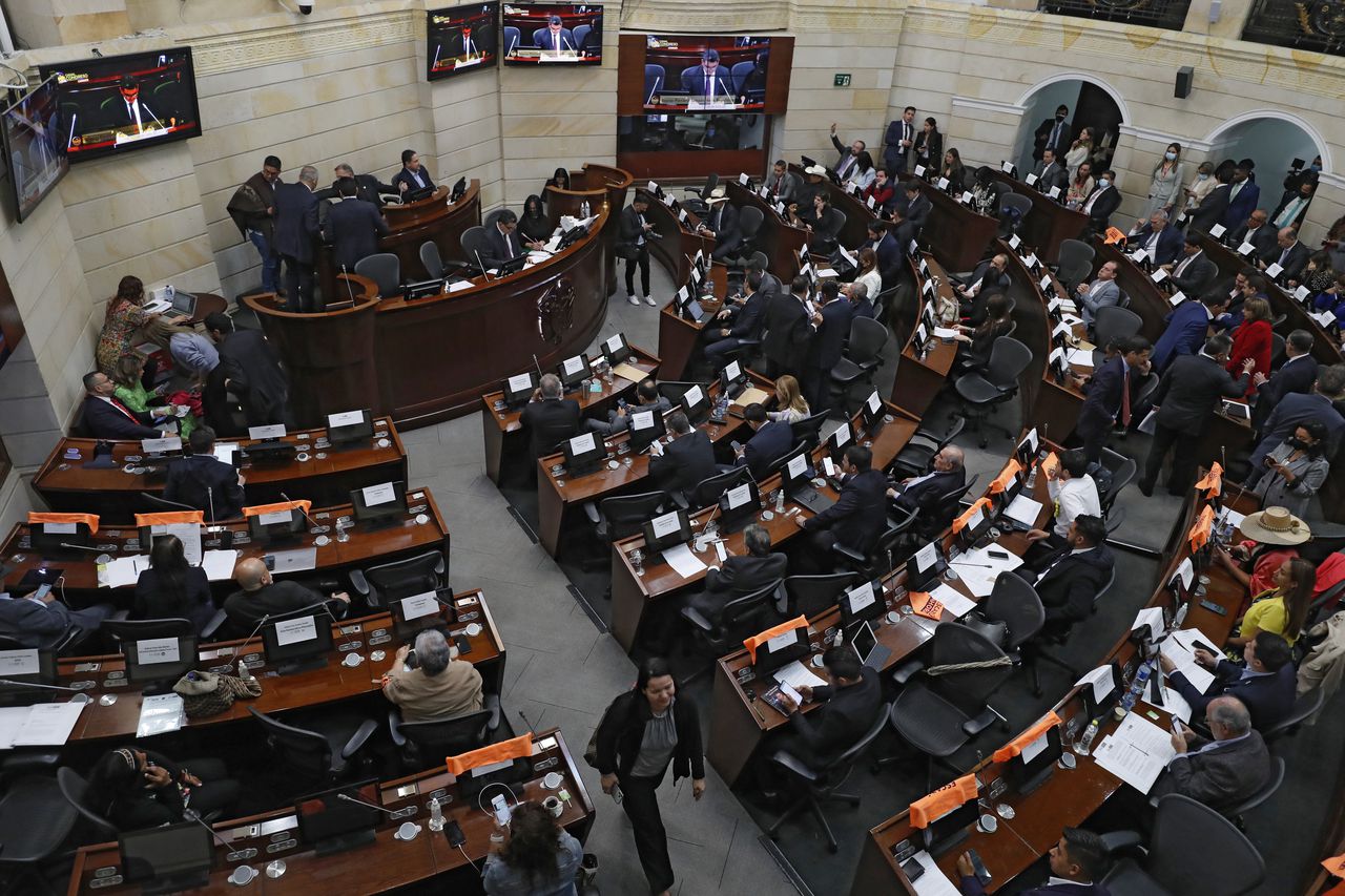 Plenaria del Senado sobre la elección del nuevo contralor Roy Barreras presidente del Senado
Bogota agosto 2 del 2022
Foto Guillermo Torres Reina / Semana