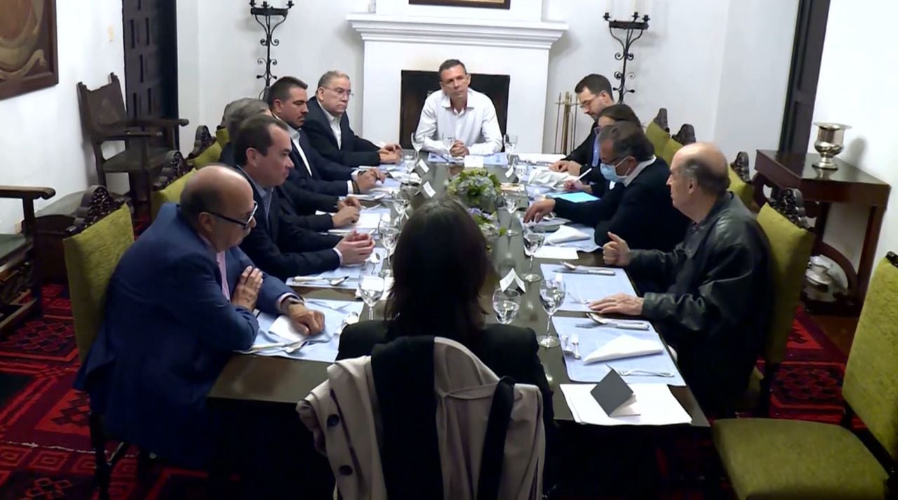 Reunión del presidente Petro con la Plataforma Unitaria Democrática de Venezuela.