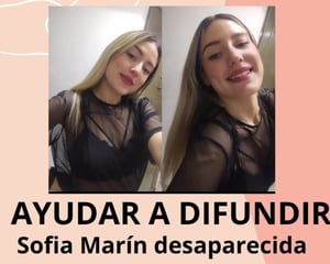 Sofia Marín desapareció en el centro de Bogotá