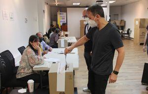 Votaciones en el exterior a presidente de Colombia Foto: Tomada de Twitter @cancilleriacol