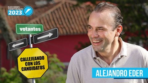 Callejeando con Alejandro Eder, candidato a la Alcaldía de Cali.