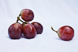 Las uvas moradas tienen un gran contenido de antioxidantes.