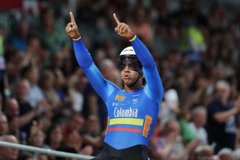 Kevin Santiago Quintero ganó mundial del Keirin en Glasgow 2023