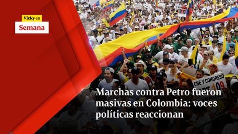 Marchas contra Petro fueron masivas en Colombia: voces políticas reaccionan