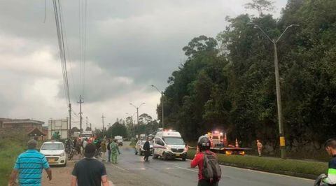 Accidente vía Medellín - Bogotá dejó un fallecido