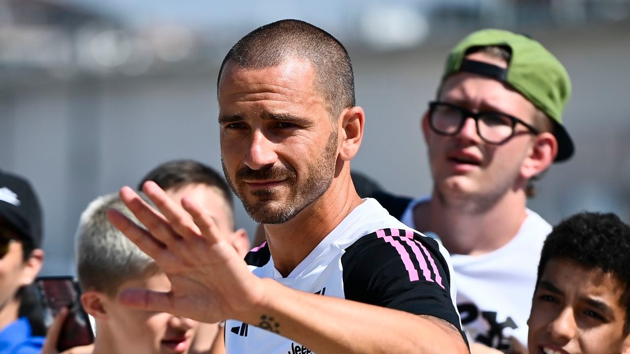 TURIN, ITALY - JULY 17: Leonardo Bonucci of Juventus FC attends for the Juventus Medical Tests at Jmedical on July 17, 2023 in Turin, Italy. (Photo by Stefano Guidi/Getty Images)