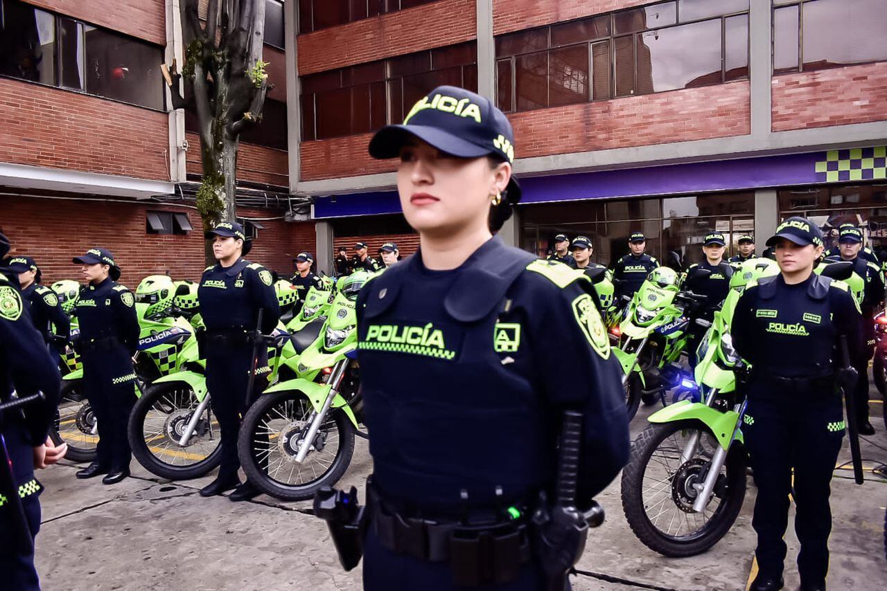 Este es el nuevo grupo contra atracos de la Policía de Bogotá.