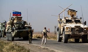 Los soldados de Rusia y Estados Unidos tuvieron un encuentro amigable, a pesar de estar en bandos opuestos en medio de la guerra que se vive en Siria