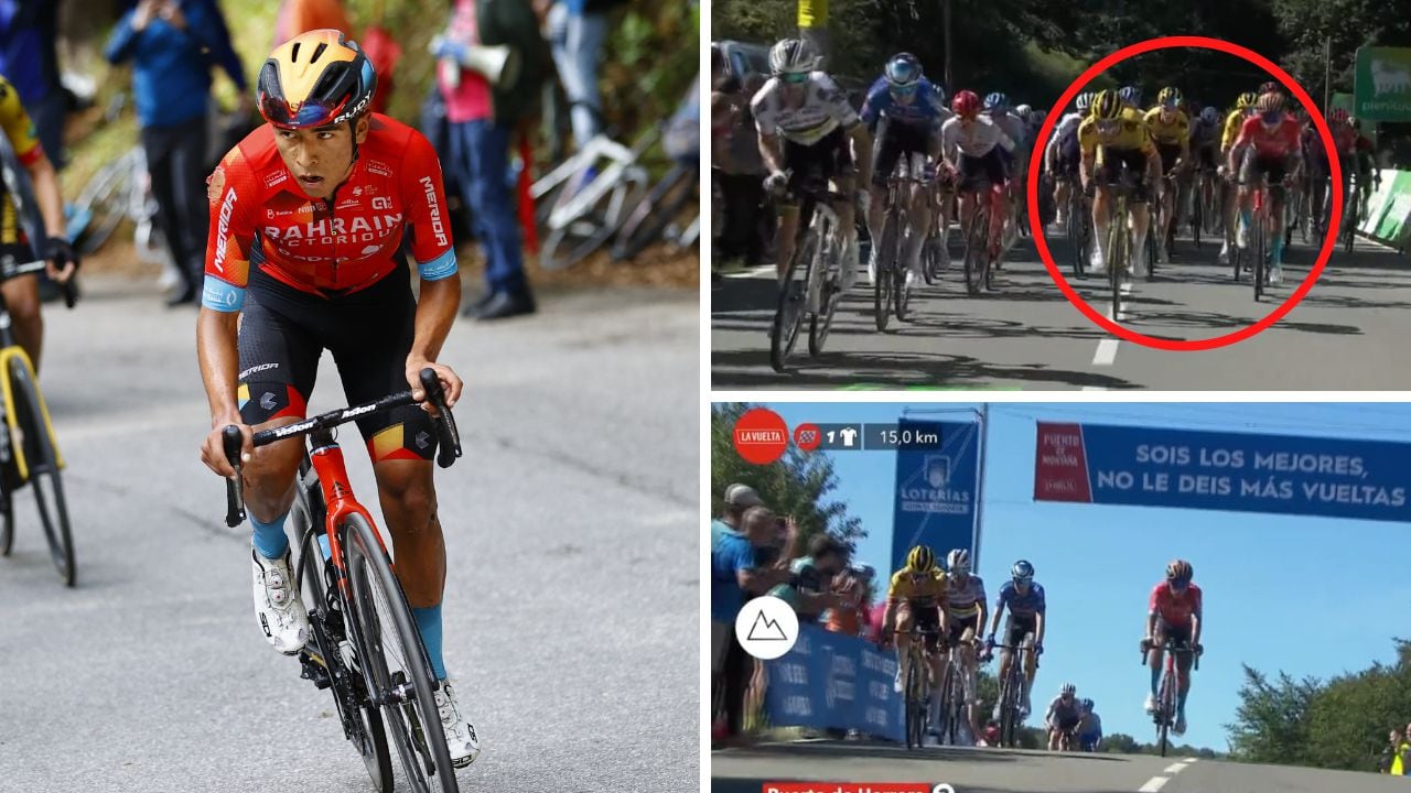 Santiago Buitrago hizo una impecable etapa 4 en la Vuelta a España 2022.