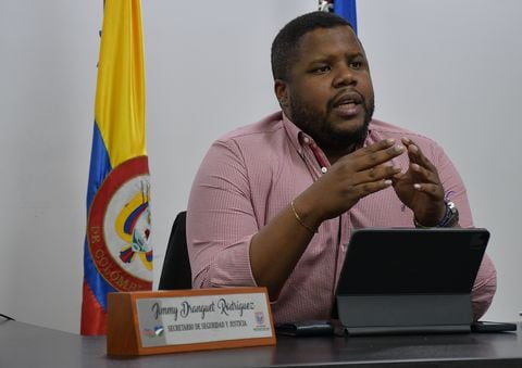 Jimmy Dranguet Rodriguez.
Secretario de Seguridad y Justicia de Cali. Fotos        Raúl  Palacios / El Pais / 12 de Julio del 2023 Cali.